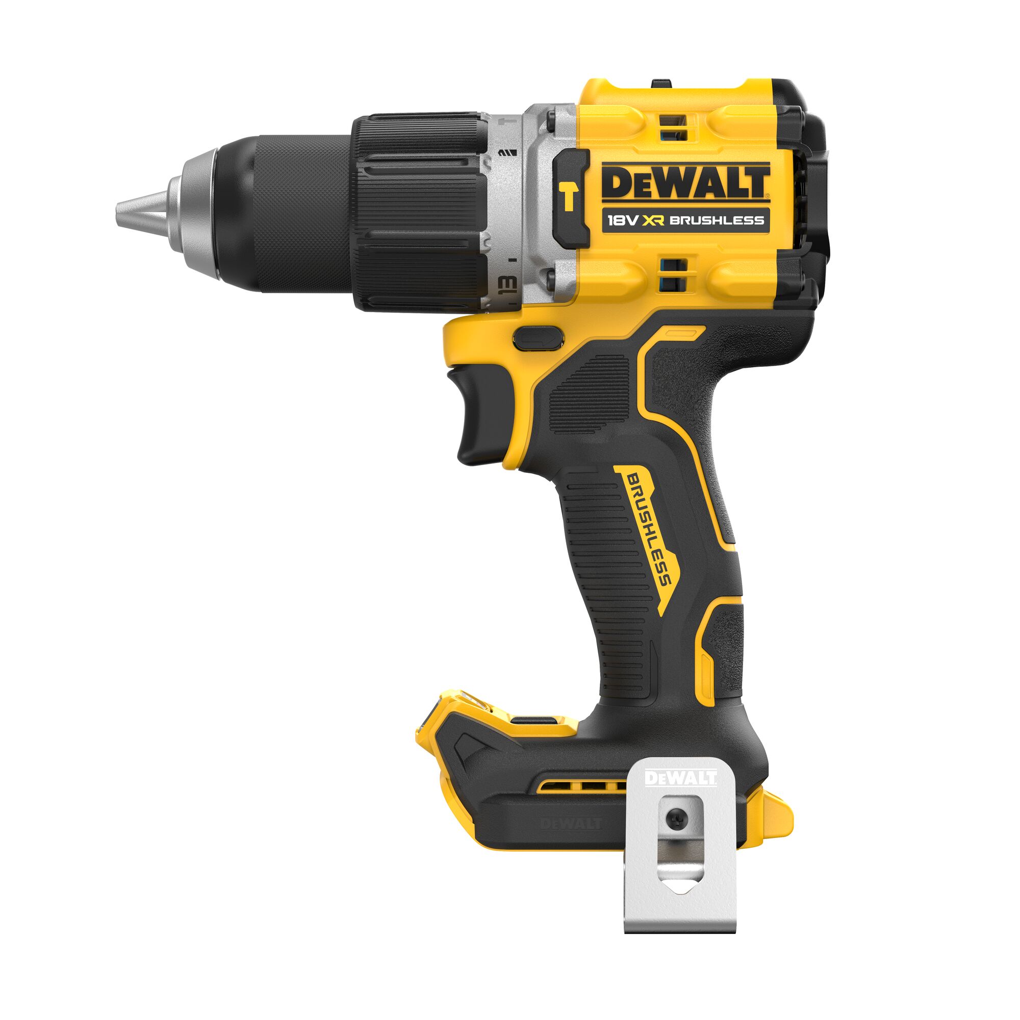 18V XR Brushless Compacte Schroef klopboormachine zonder accu en