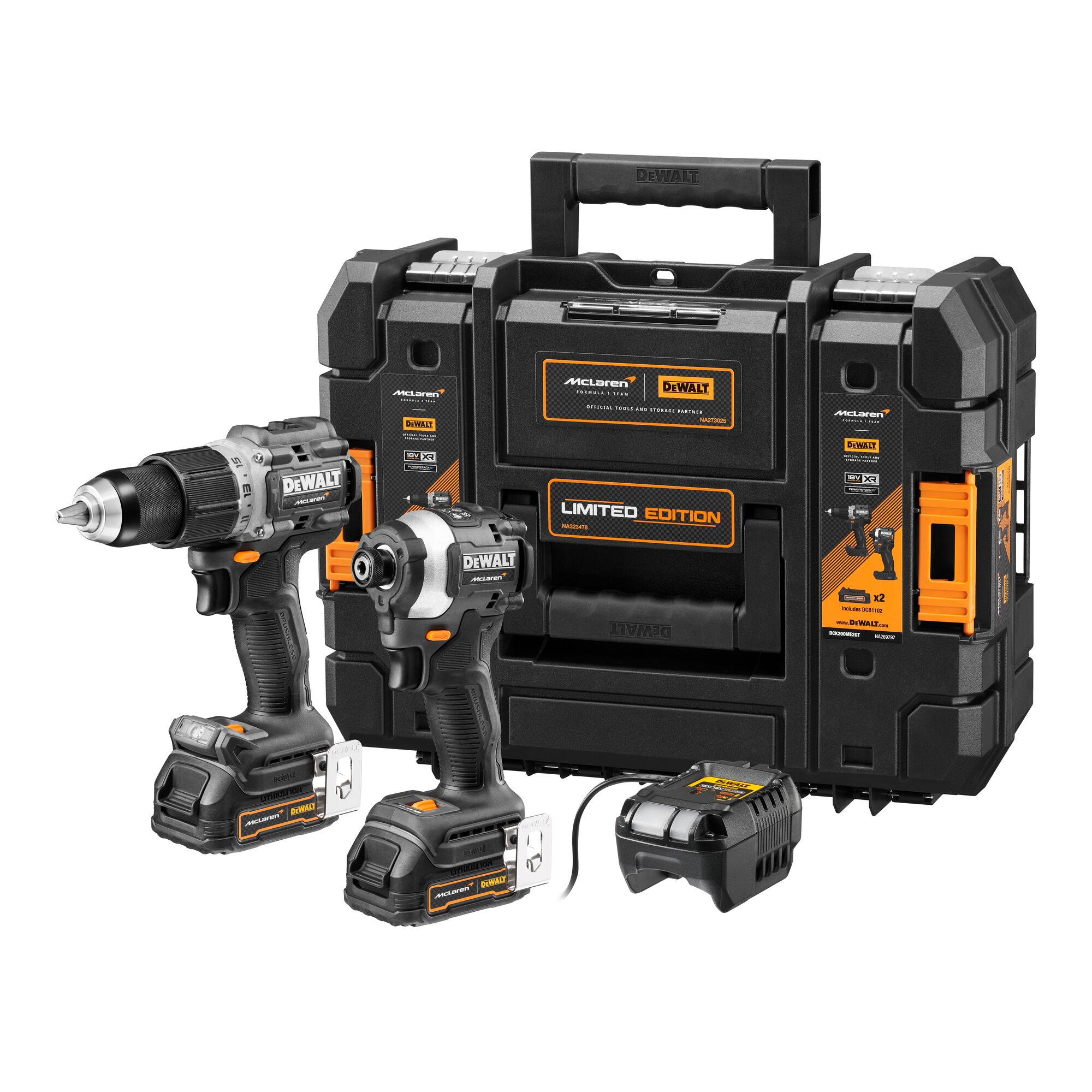 Mclaren Limited Edition 18V XR Voordeelset: DCD805+DCF850 | DEWALT